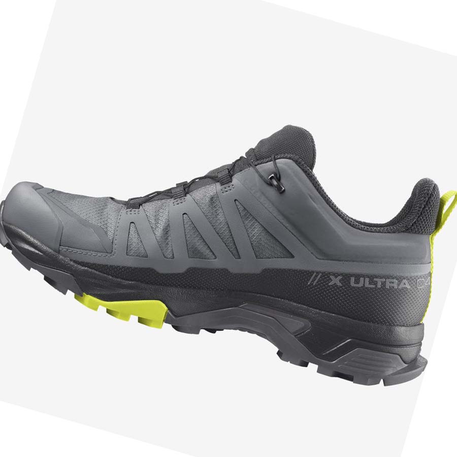 Salomon X ULTRA 4 GORE-TEX Túracipő Férfi Titán | HU 2036BEX